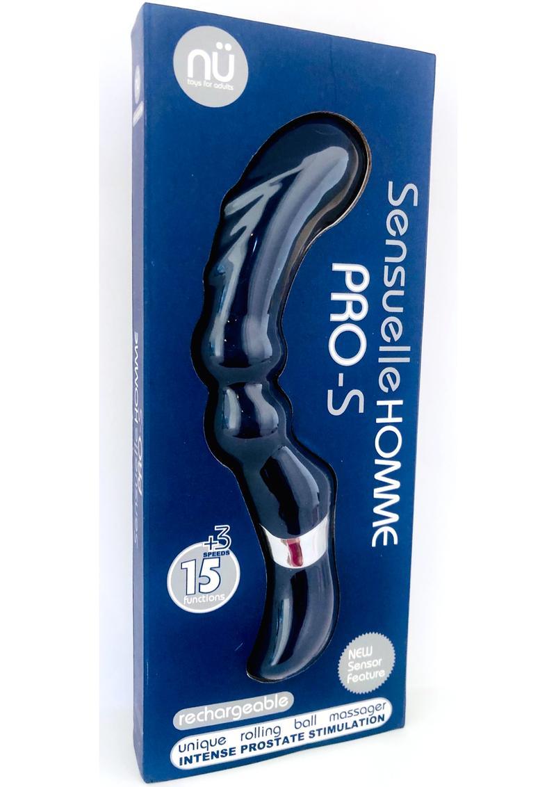 Nu Sensuelle Homme Pro-S Rechargeable Silicone Prostate Massager - Buy At Luxury Toy X - Free 3-Day Shipping