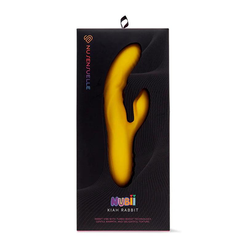 Nu Sensuelle Kiah Nubii Rechargeable Silicone Rabbit - Buy At Luxury Toy X - Free 3-Day Shipping