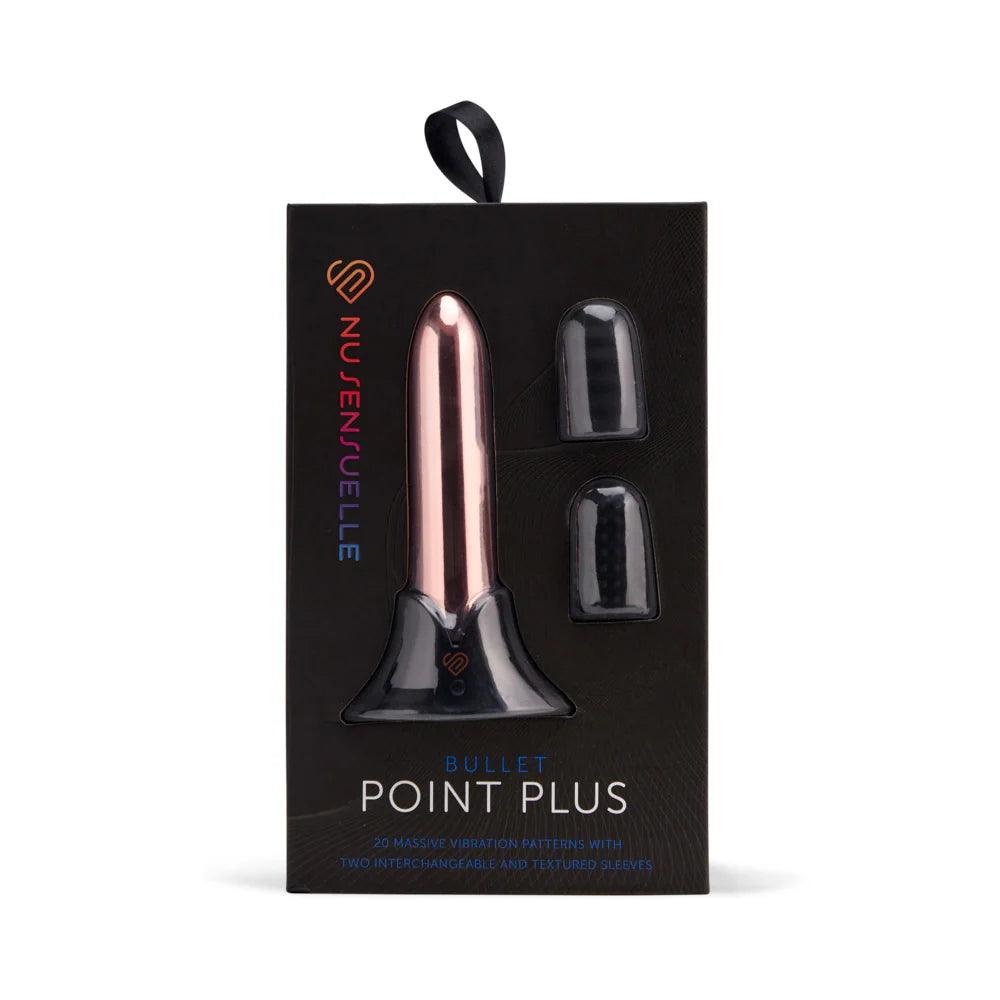 Nu Sensuelle Point Plus Rechargeable Silicone Bullet Vibrator - Buy At Luxury Toy X - Free 3-Day Shipping