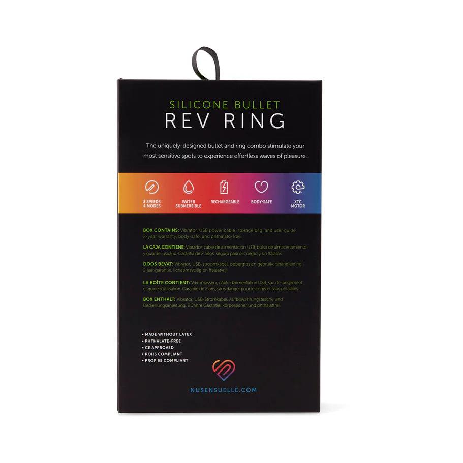 Nu Sensuelle Rev Bullet Ring with Tongue - Buy At Luxury Toy X - Free 3-Day Shipping