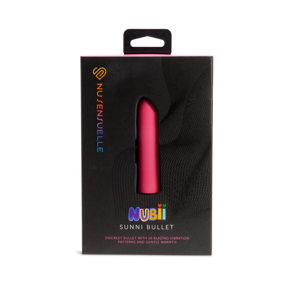 Nu Sensuelle Sunni Nubii Rechargeable Silicone Heating Bullet - Buy At Luxury Toy X - Free 3-Day Shipping