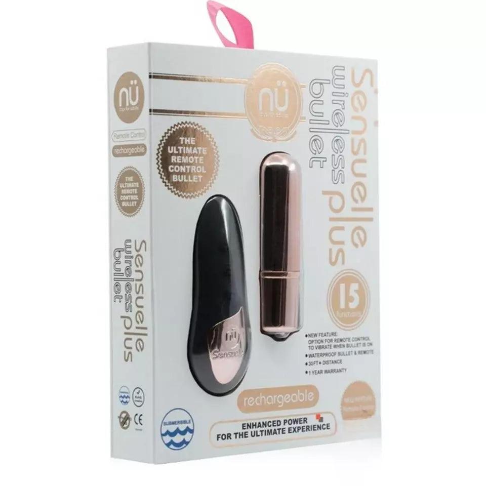 Nu Sensuelle Wireless Bullet Plus with Remote Control Rechargeable Silicone - Buy At Luxury Toy X - Free 3-Day Shipping