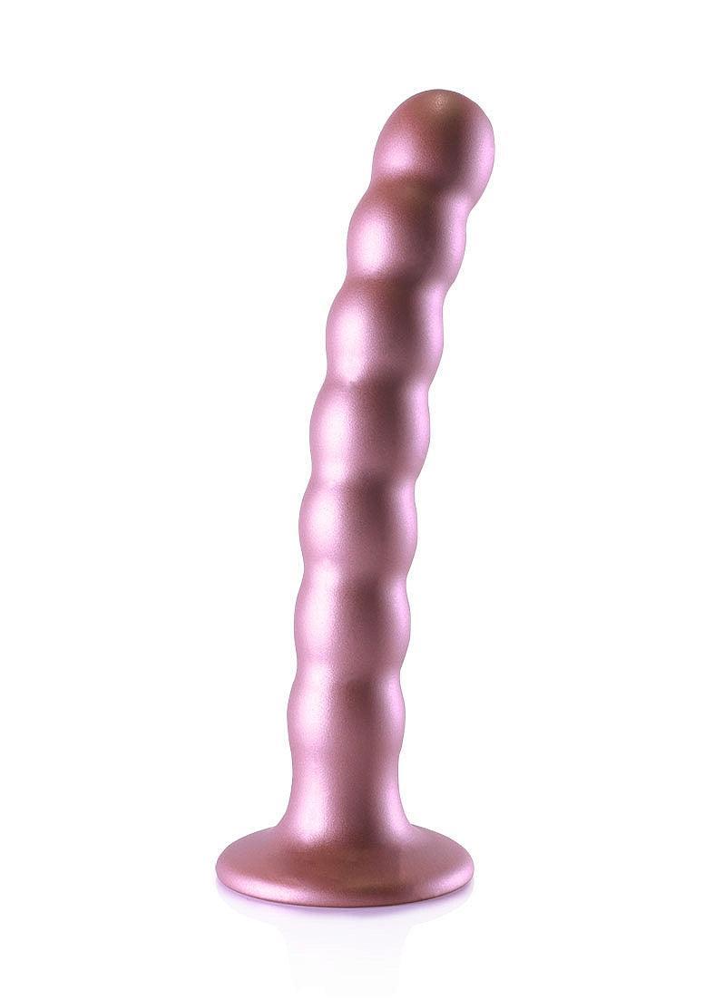 Ouch! Beaded G-Spot Silicone Dildo 8in - Buy At Luxury Toy X - Free 3-Day Shipping