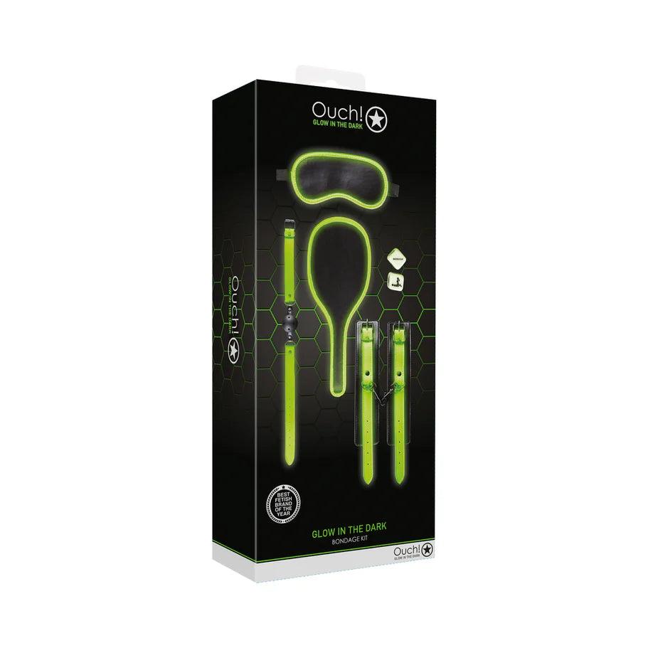 Ouch! Glow in the Dark 7-Piece Bondage Kit - Buy At Luxury Toy X - Free 3-Day Shipping