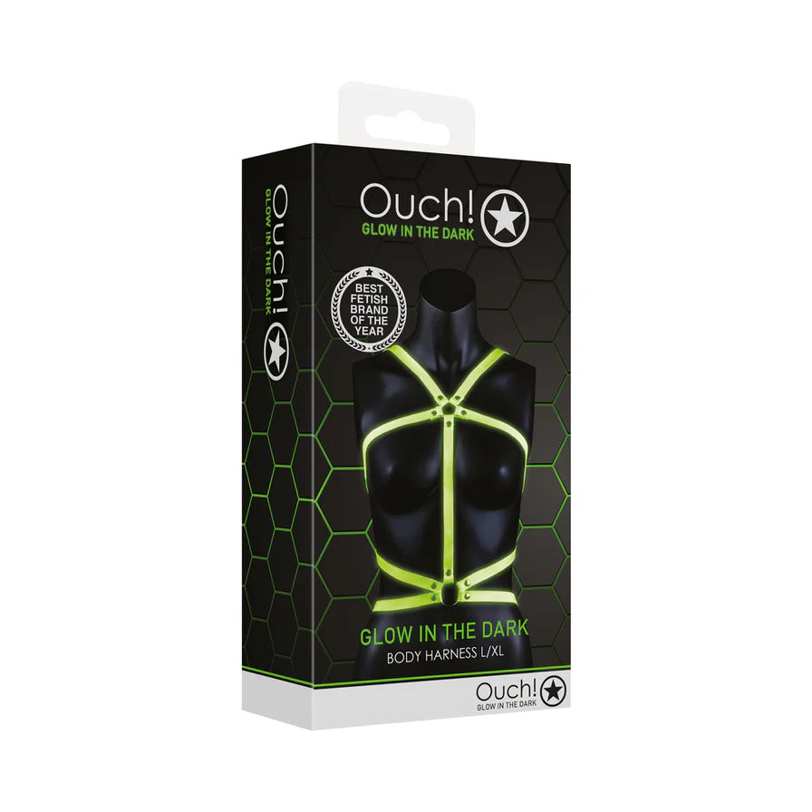 Ouch! Glow in the Dark Body Harness - Buy At Luxury Toy X - Free 3-Day Shipping