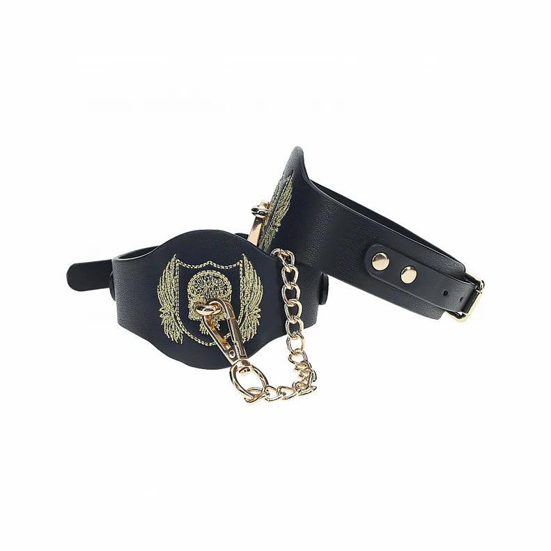 Ouch! International London Collection Leg Cuffs - Buy At Luxury Toy X - Free 3-Day Shipping