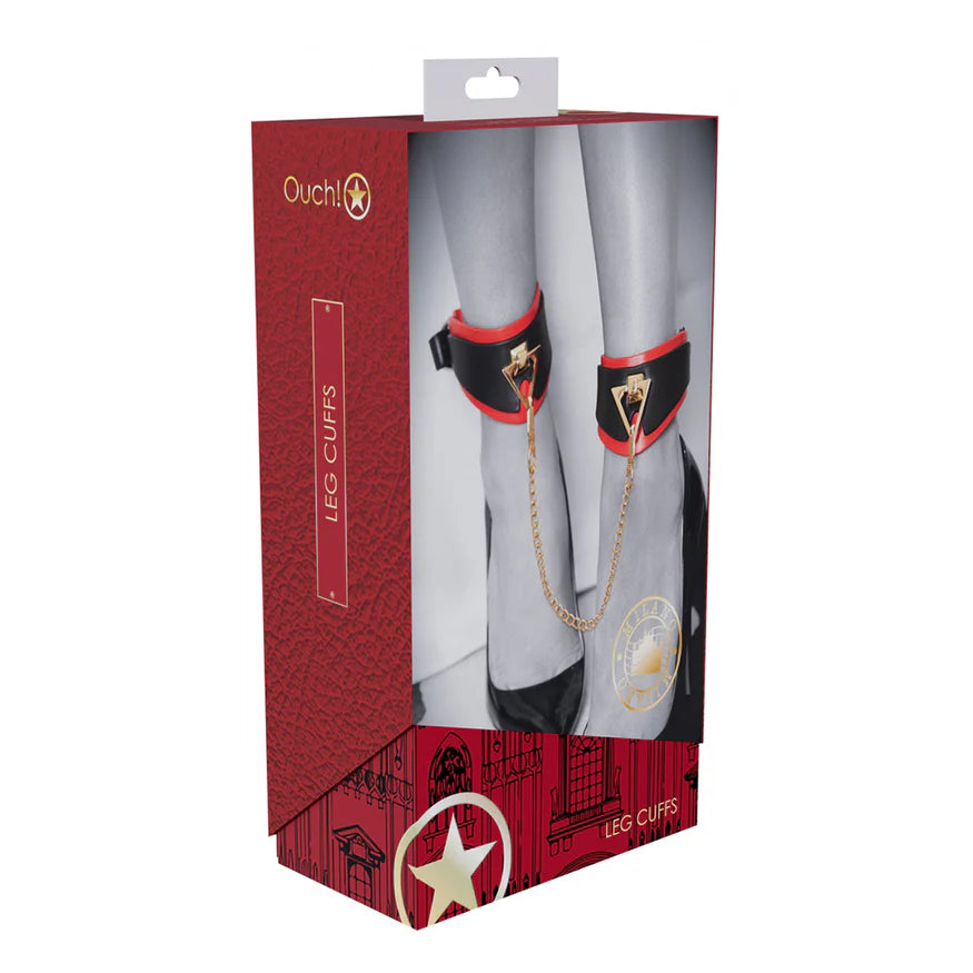 Ouch! Milan Collection Leg Cuffs - Buy At Luxury Toy X - Free 3-Day Shipping