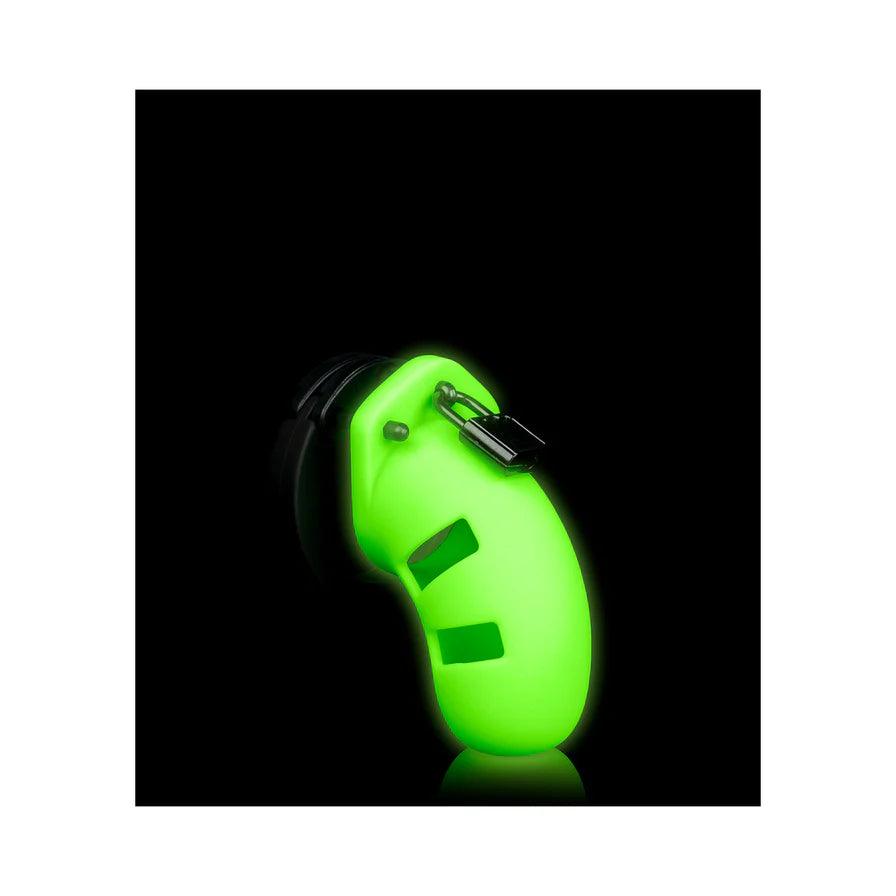 Ouch Model 20 Silicone Cock Cage 3.5in Glow in the Dark - Buy At Luxury Toy X - Free 3-Day Shipping