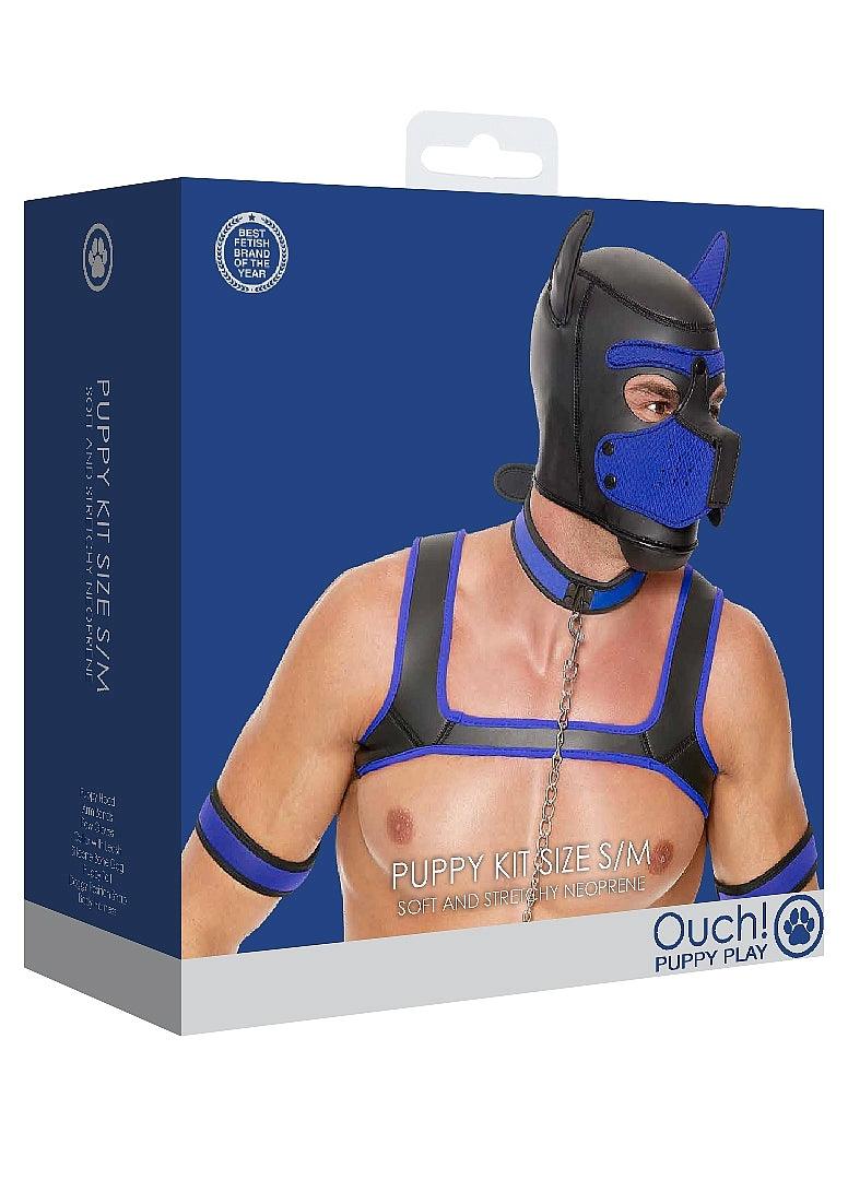 Ouch! Neoprene Puppy Kit - Blue - Buy At Luxury Toy X - Free 3-Day Shipping