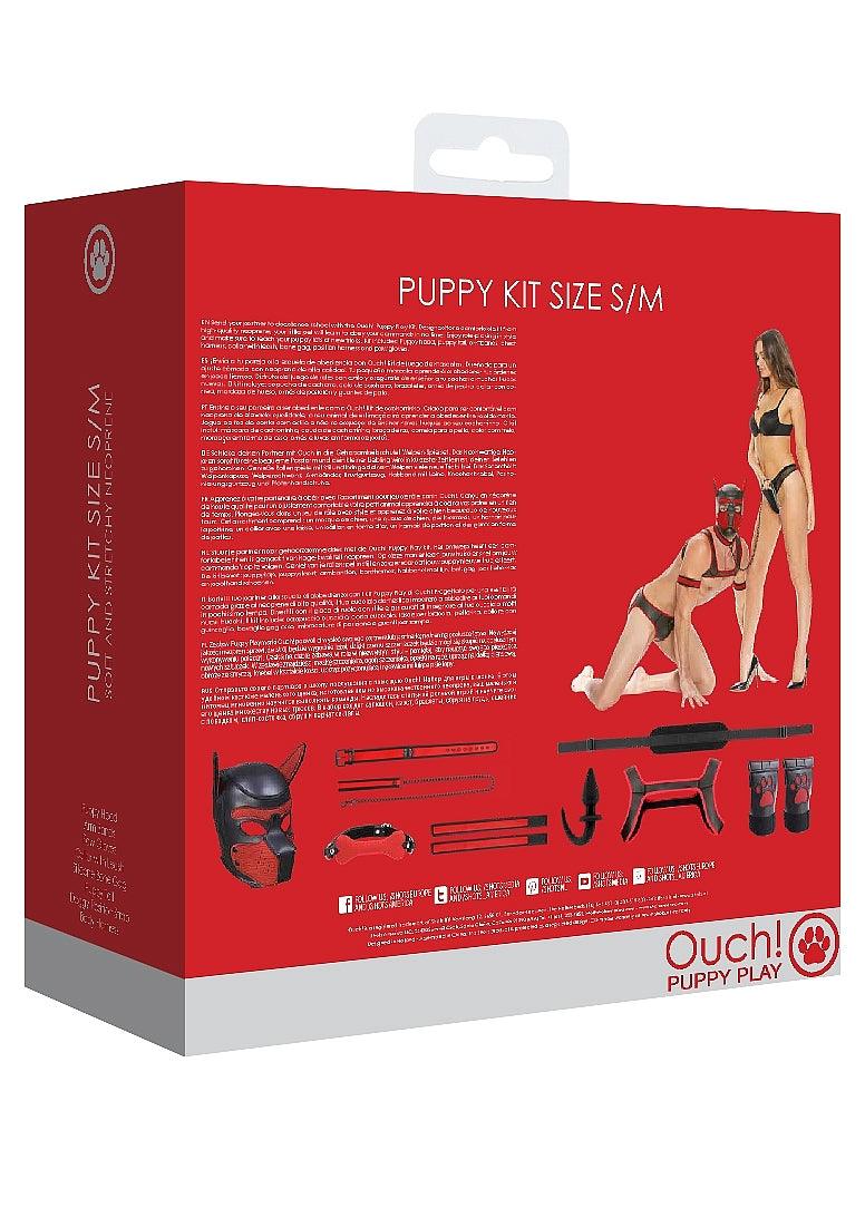 Ouch! Neoprene Puppy Kit - Red - Buy At Luxury Toy X - Free 3-Day Shipping