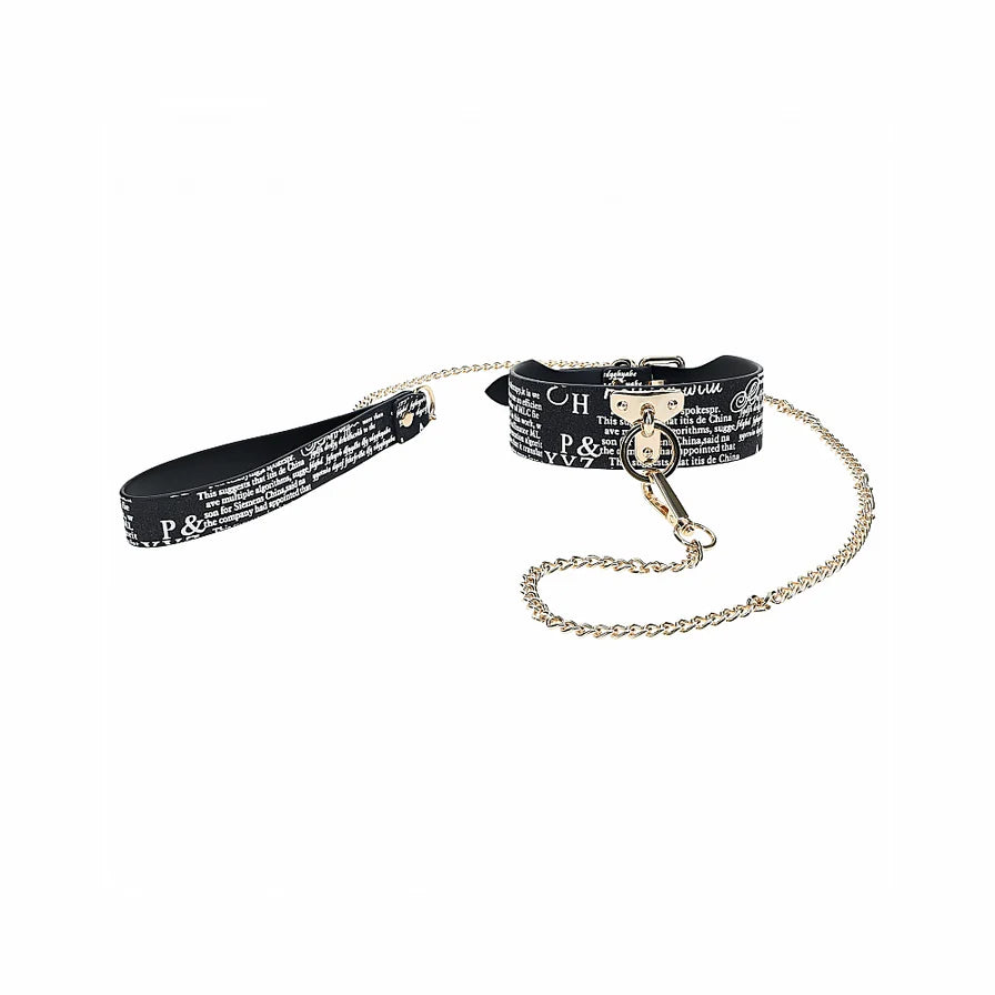 Ouch! NY Collection Collar with Leash - Buy At Luxury Toy X - Free 3-Day Shipping