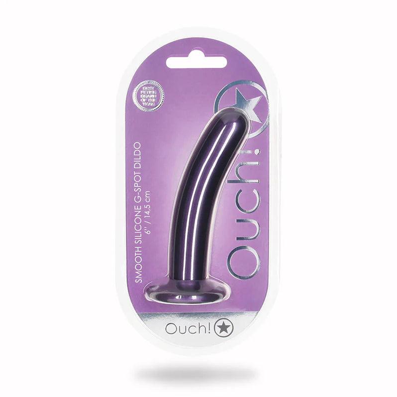 Ouch! Smooth G-Spot Silicone Dildo 6in - Buy At Luxury Toy X - Free 3-Day Shipping