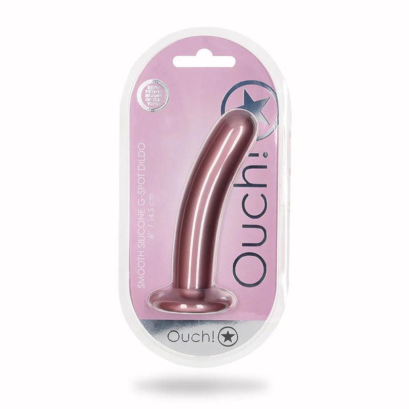 Ouch! Smooth G-Spot Silicone Dildo 6in - Buy At Luxury Toy X - Free 3-Day Shipping