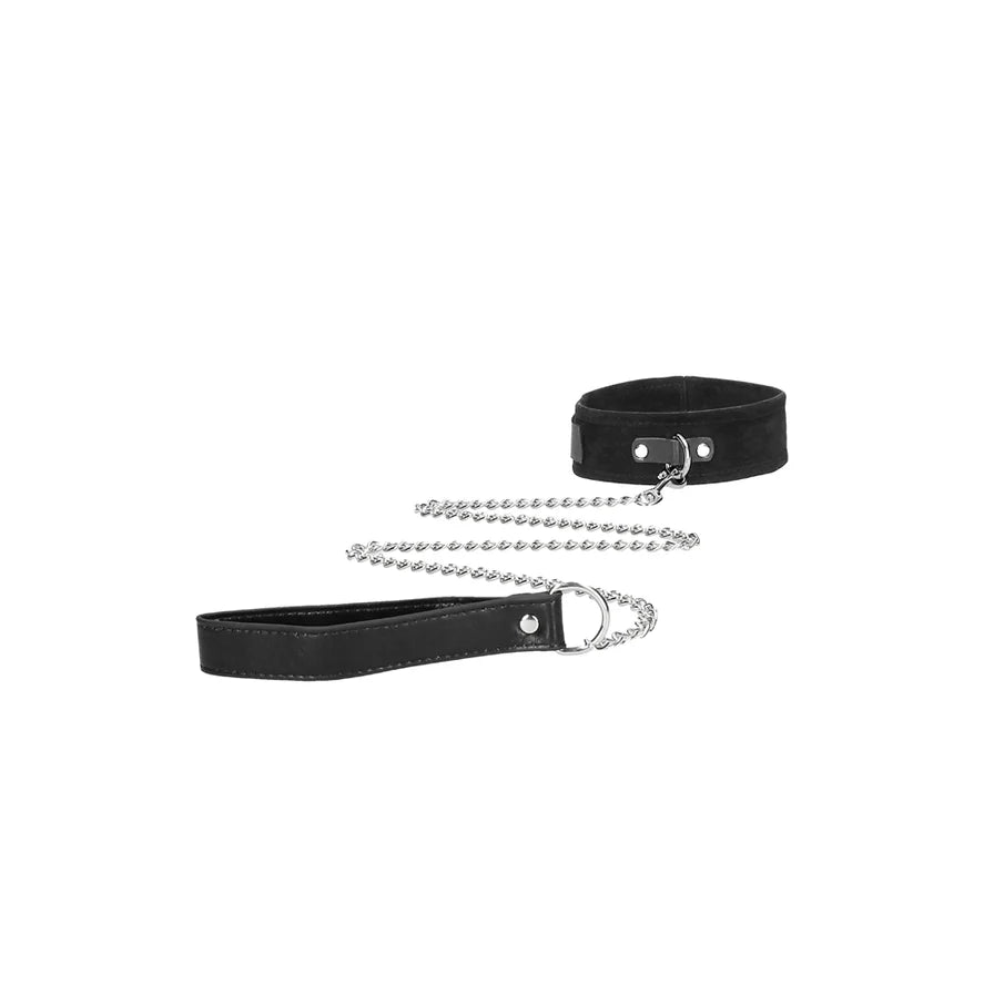 Ouch! Velcro Collar with Leash and Hand Cuffs - Buy At Luxury Toy X - Free 3-Day Shipping