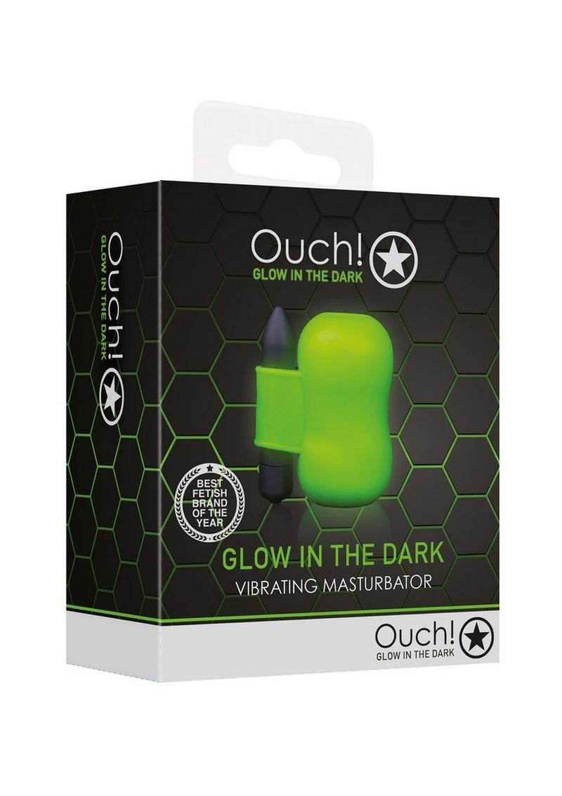 Ouch Vibrating Masturbator Glow in the Dark - Buy At Luxury Toy X - Free 3-Day Shipping