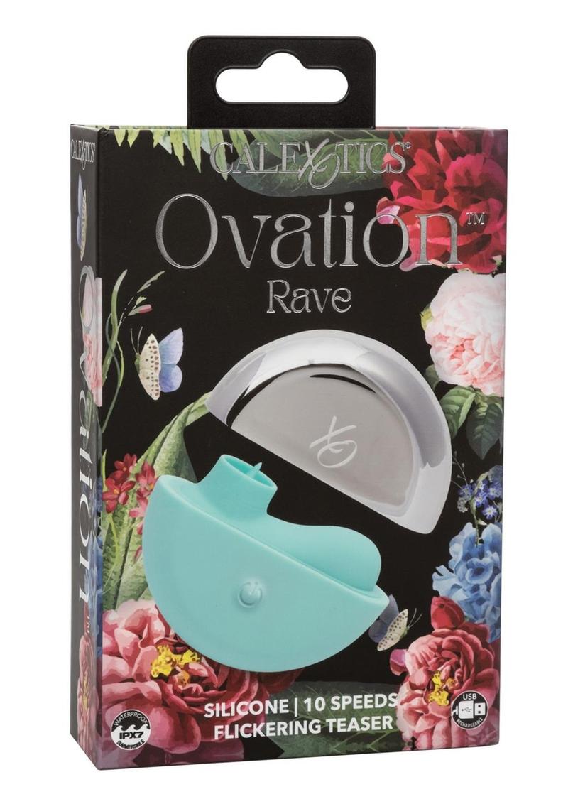 Ovation Rave Rechargeable Silicone Flickering Clitoral Stimulator - Buy At Luxury Toy X - Free 3-Day Shipping