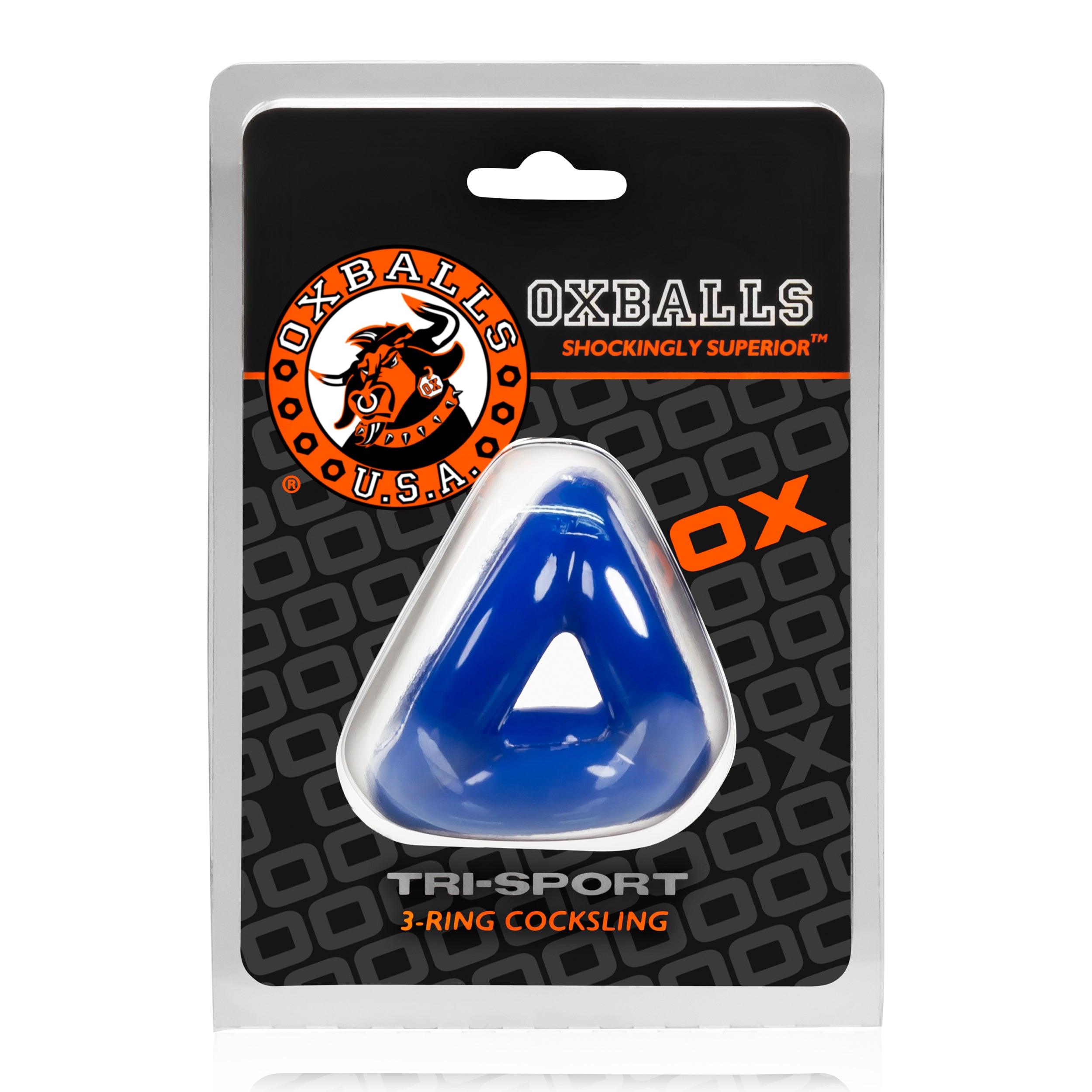 Oxballs Atomic Jock Tri Sport 3 Ring Sling Cockring - Buy At Luxury Toy X - Free 3-Day Shipping