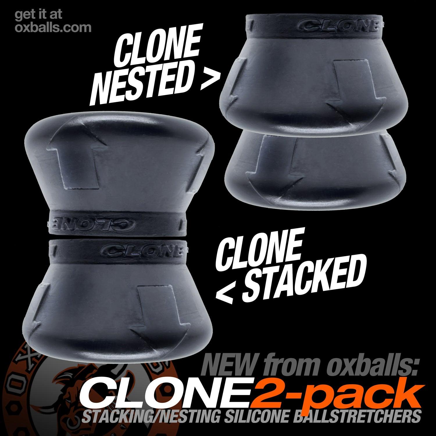 Oxballs Clone Duo 2-pack Ballstretcher - Buy At Luxury Toy X - Free 3-Day Shipping