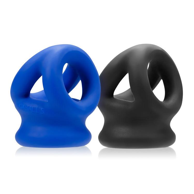 Oxballs Tri-Squeeze Silicone 3-Ring Ball Stretching Sling - Buy At Luxury Toy X - Free 3-Day Shipping