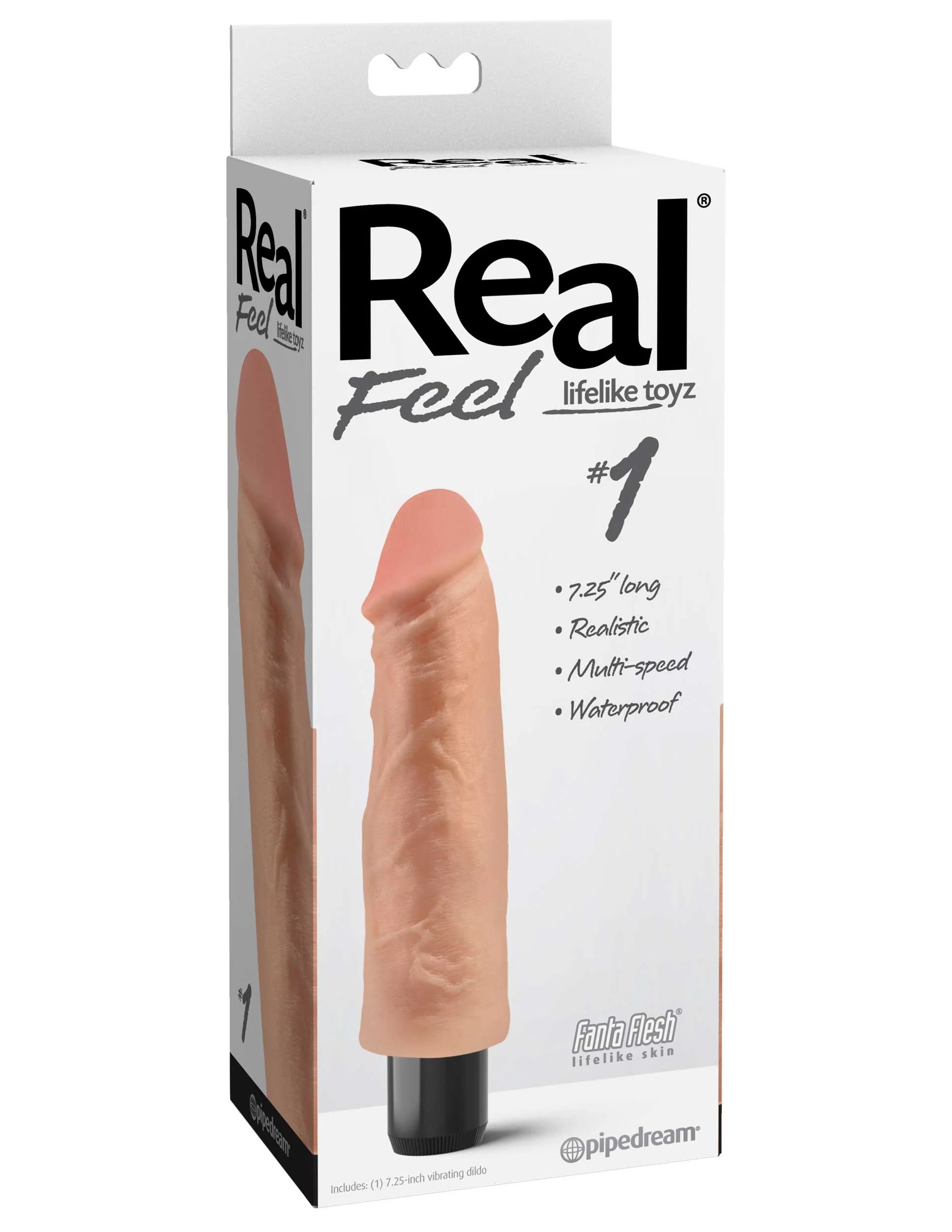 Pipedream Real Feel Lifelike Toyz No. 1 Realistic 7.25 in. Vibrating Dildo