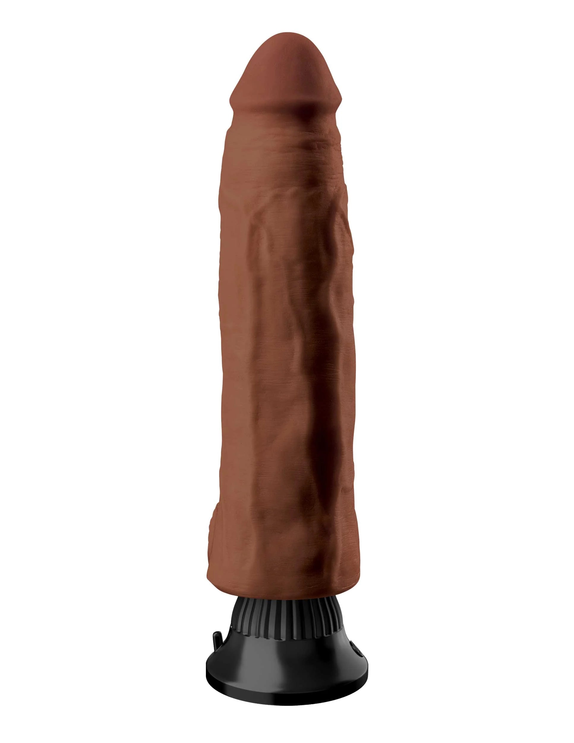 Pipedream Real Feel Deluxe No. 10 Realistic 10 in. Vibrating Dildo With Balls and Suction Cup