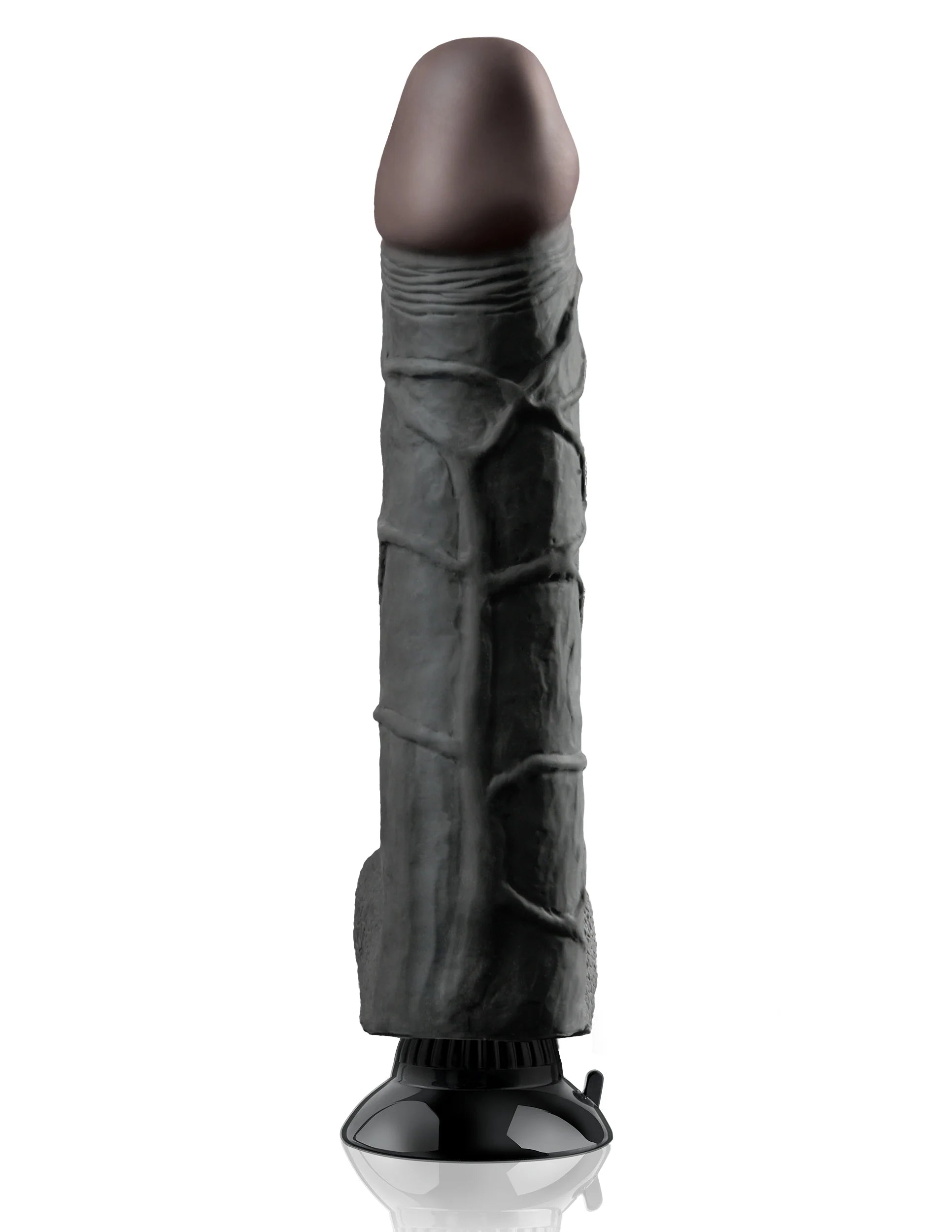 Pipedream Real Feel Deluxe No. 12 Realistic 12 in. Vibrating Dildo With Balls and Suction Cup