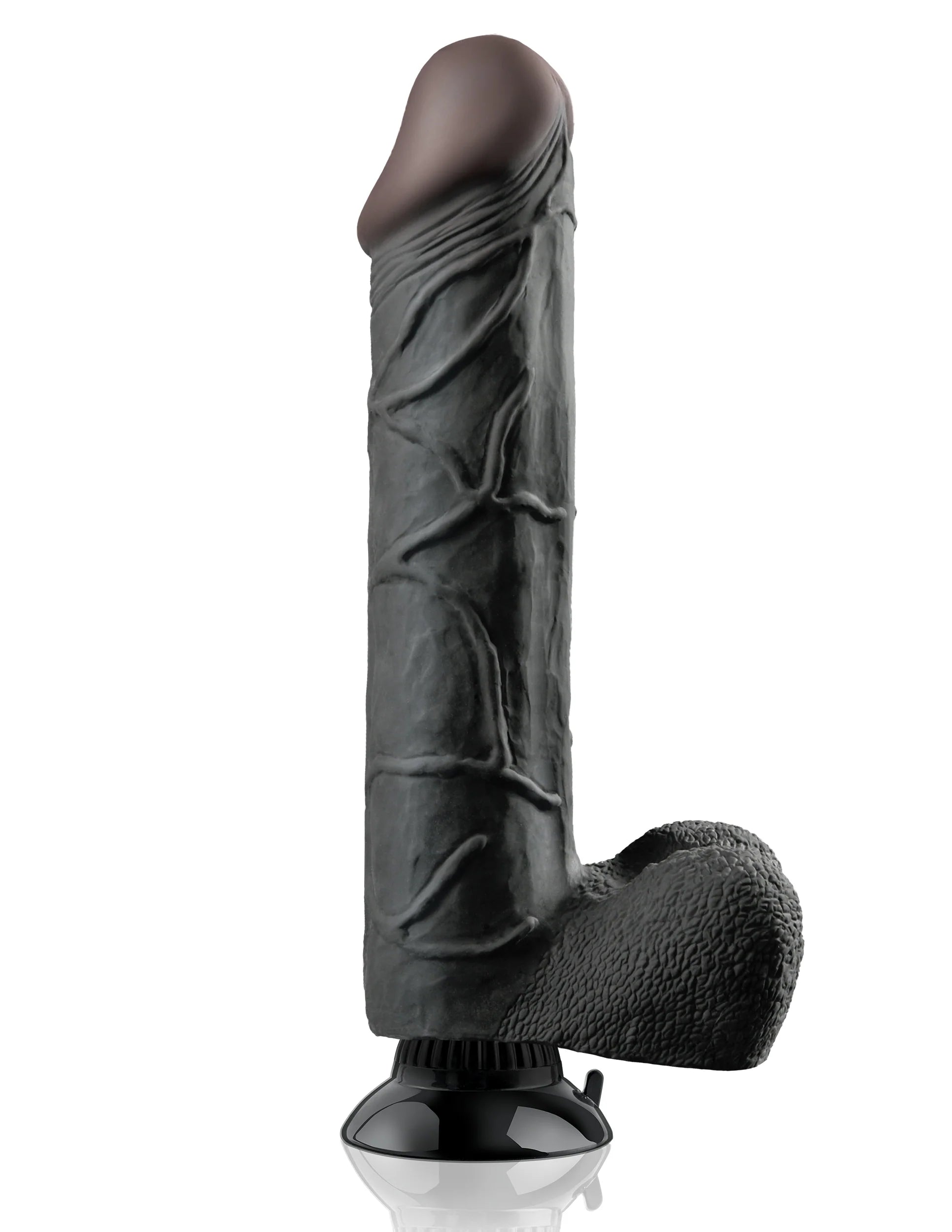 Pipedream Real Feel Deluxe No. 12 Realistic 12 in. Vibrating Dildo With Balls and Suction Cup