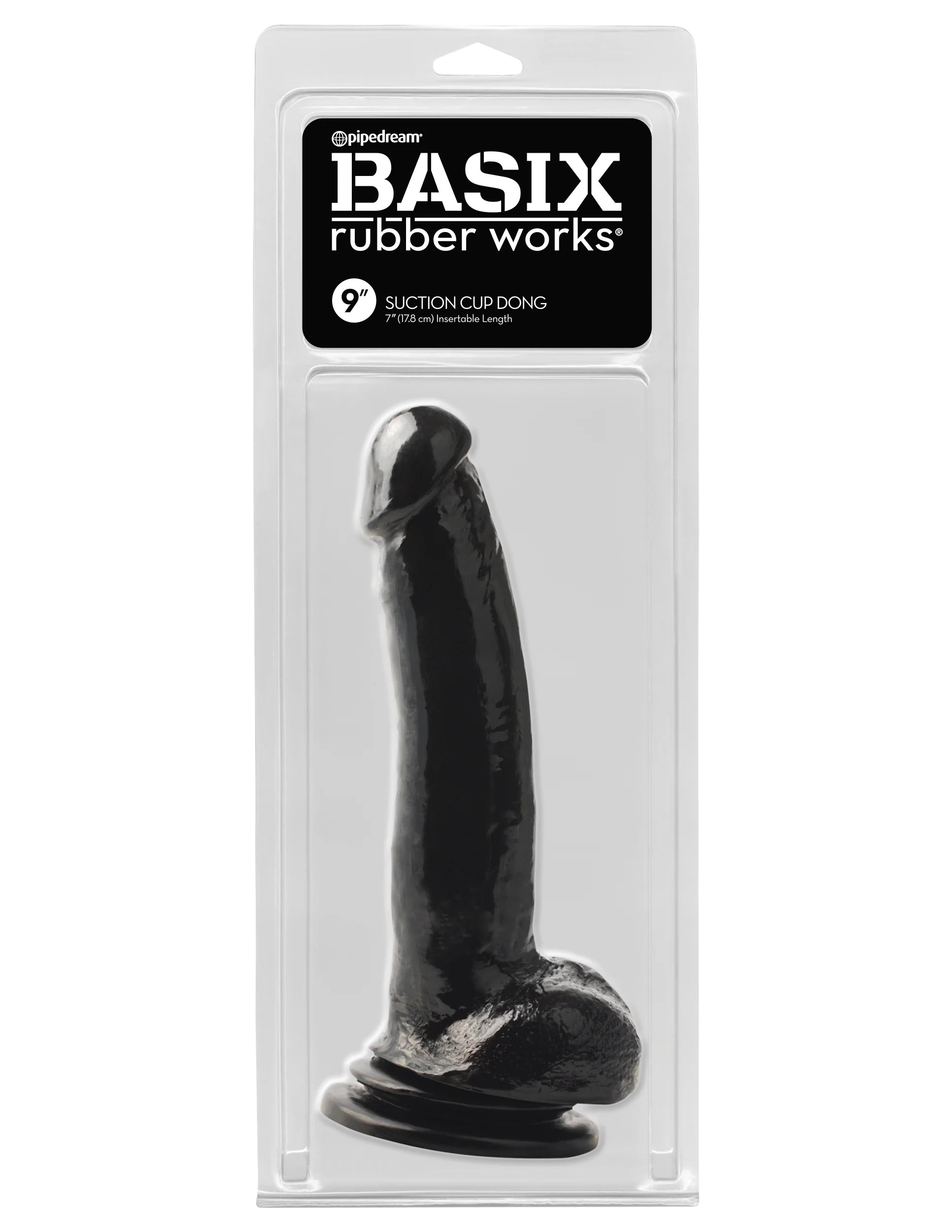 Pipedream Basix Rubber Works Suction Cup Dong 9in