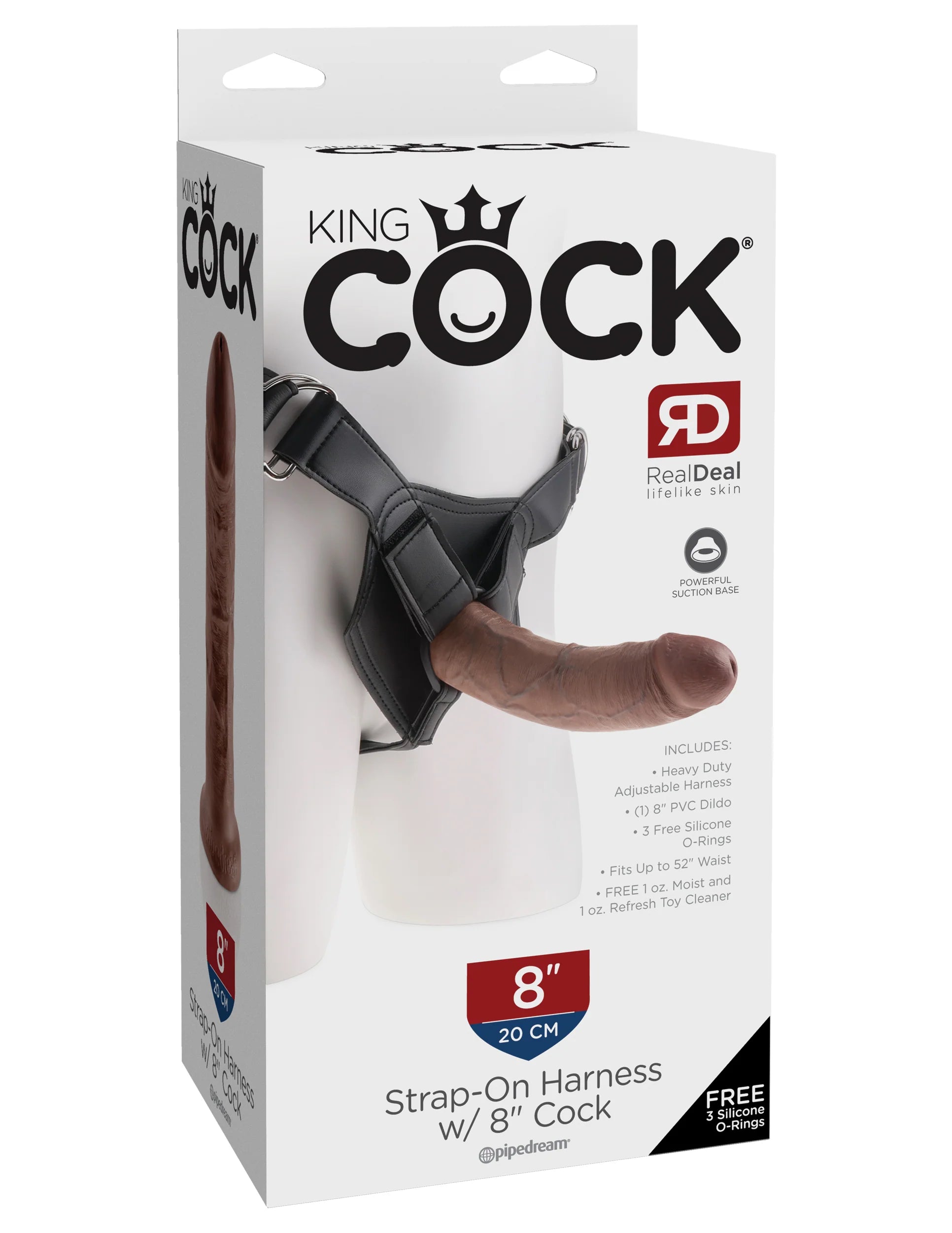 Pipedream King Cock Strap-on Harness With 8 in. Dildo