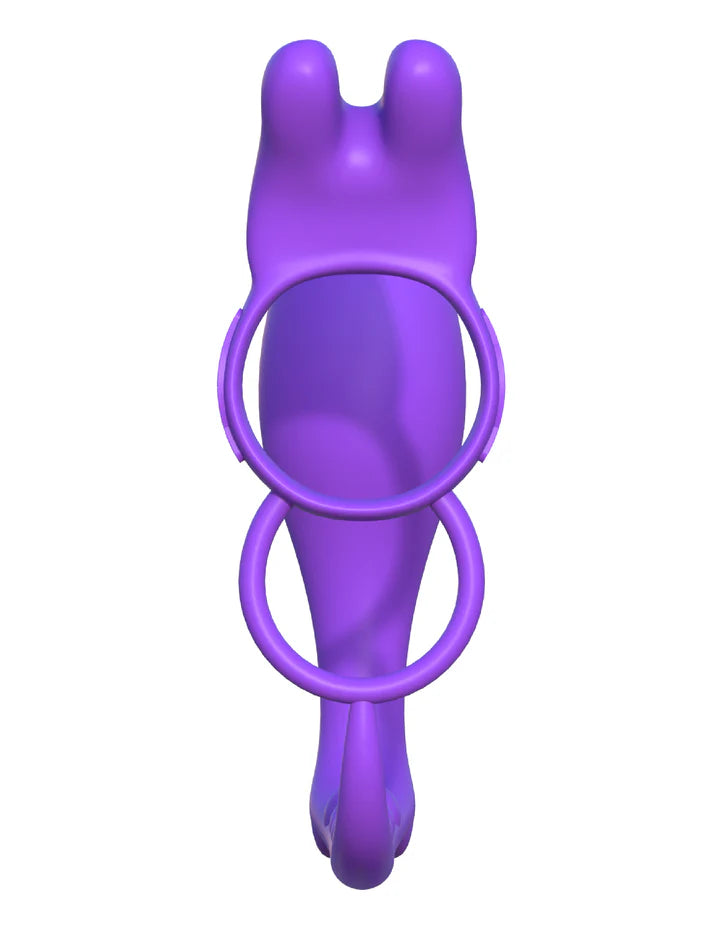 Pipedream Fantasy C-Ringz Ass-Gasm Silicone Vibrating Rabbit and Cock Ring