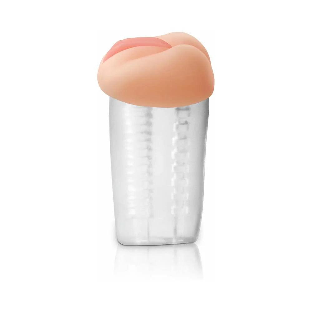 PDX Deluxe See-Thru Vaginal Stroker - Buy At Luxury Toy X - Free 3-Day Shipping