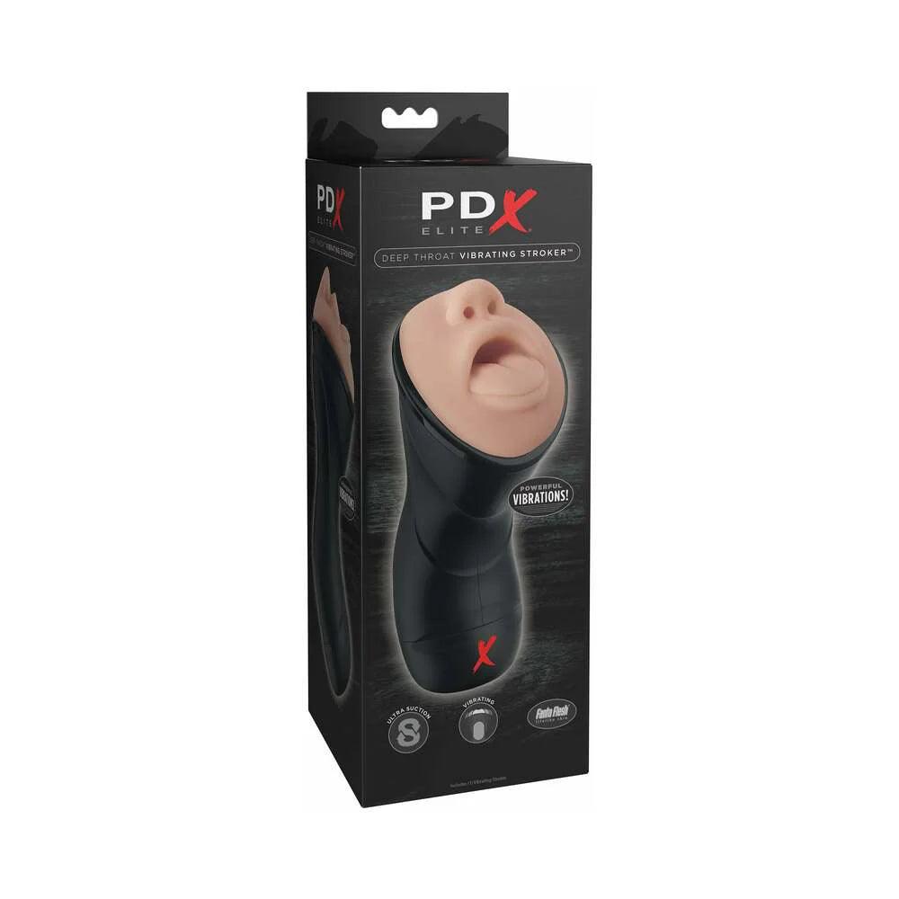 PDX Elite Deep Throat Vibrating Stroker - Buy At Luxury Toy X - Free 3-Day Shipping