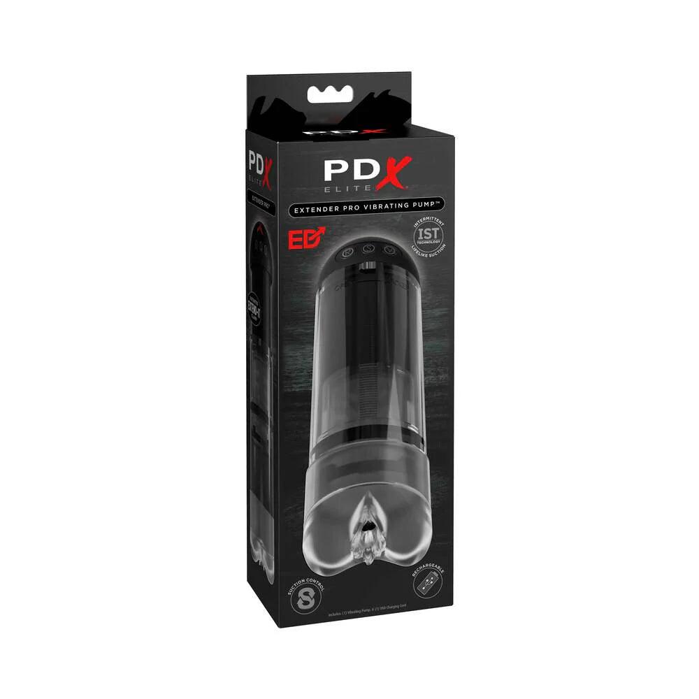 PDX Elite Extender Pro Rechargeable Vibrating Penis Pump - Buy At Luxury Toy X - Free 3-Day Shipping