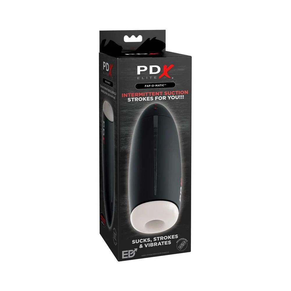 PDX Elite Fap-O-Matic Rechargeable Vibrating Suction Stroker - Buy At Luxury Toy X - Free 3-Day Shipping