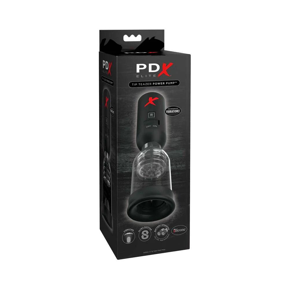 PDX Elite Tip Teazer Vibrating Suction Power Pump - Buy At Luxury Toy X - Free 3-Day Shipping