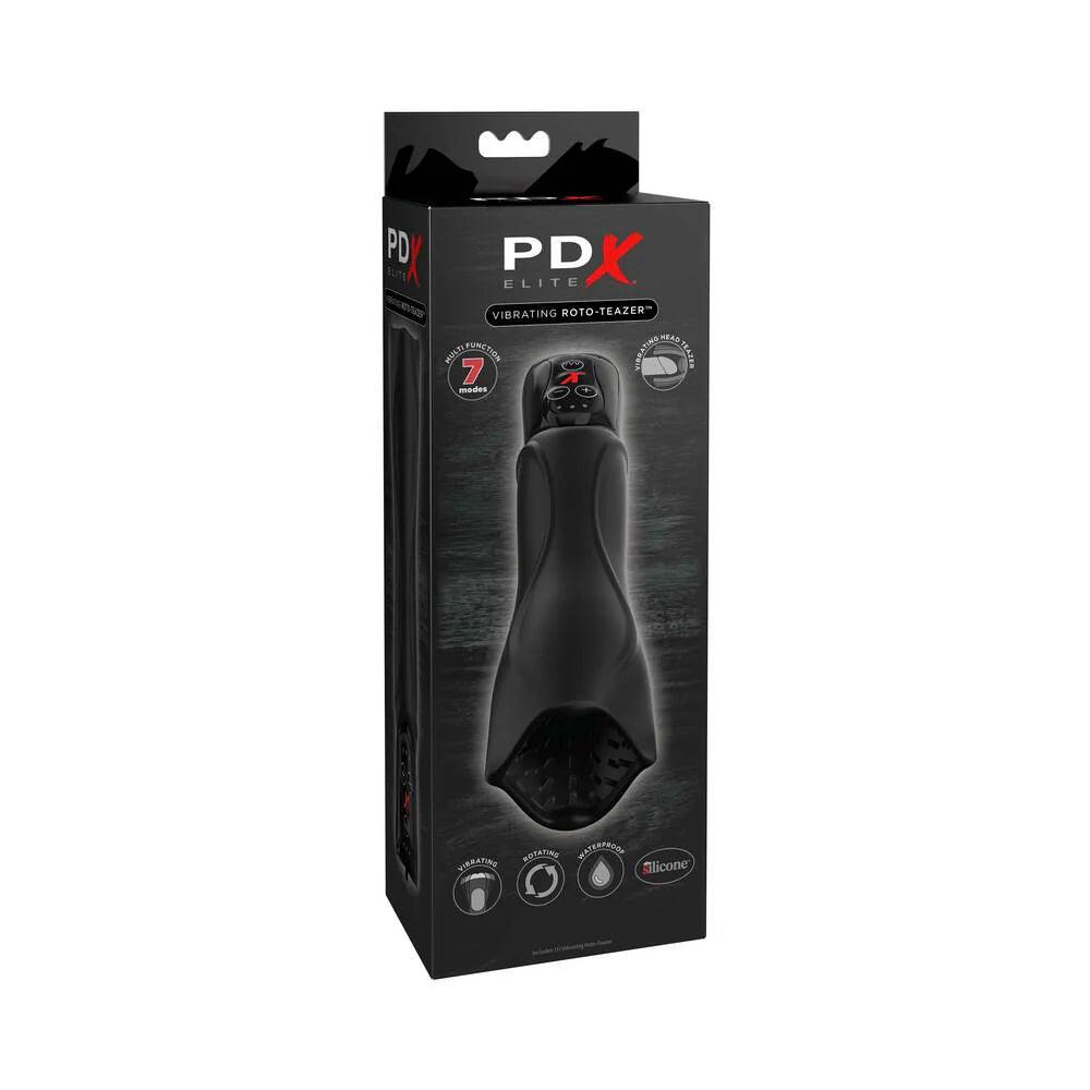 PDX Elite Vibrating Roto-Teazer Rotating Masturbator - Buy At Luxury Toy X - Free 3-Day Shipping