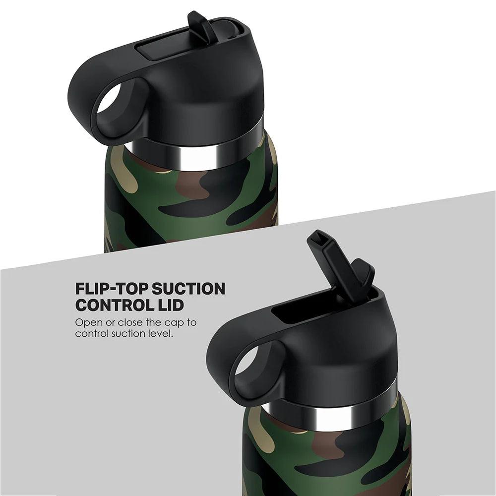 PDX Plus Fap Flask Happy Camper Discreet Stroker Camo Frosted - Buy At Luxury Toy X - Free 3-Day Shipping