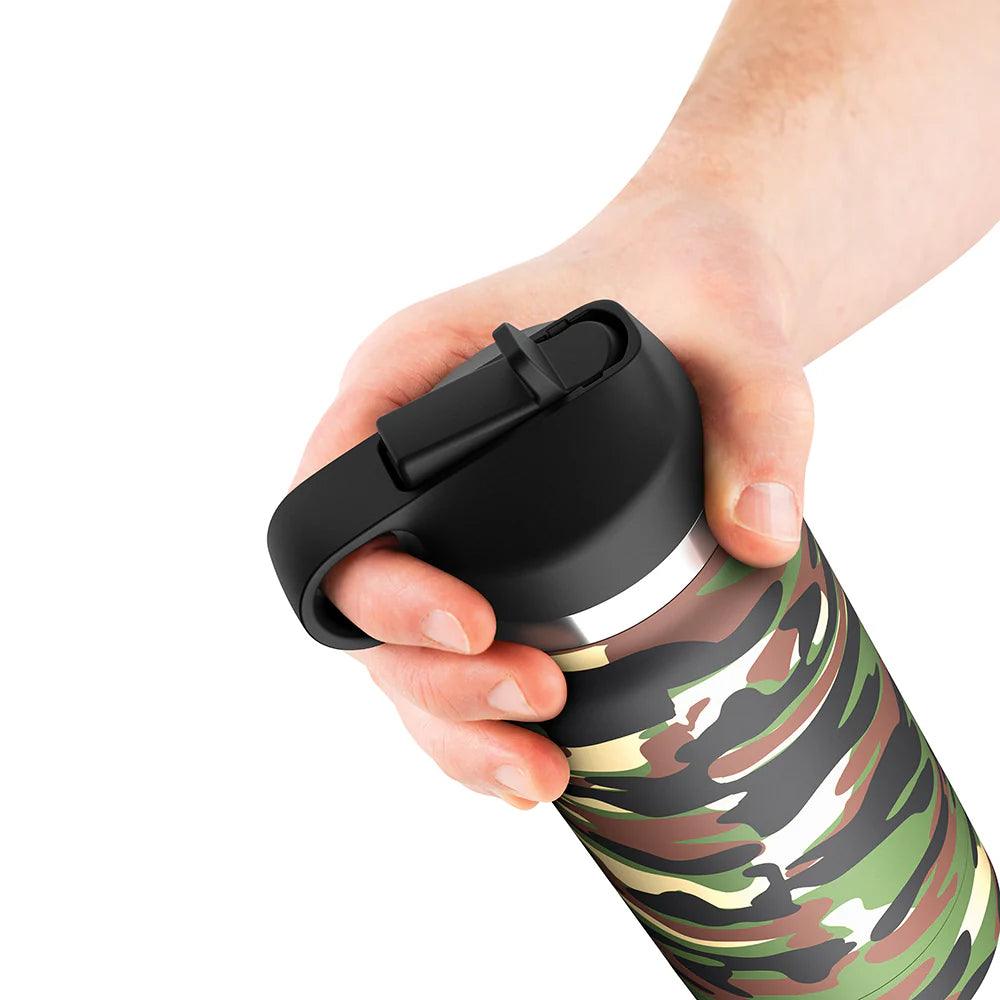 PDX Plus Fap Flask Happy Camper Discreet Stroker Camo Frosted - Buy At Luxury Toy X - Free 3-Day Shipping