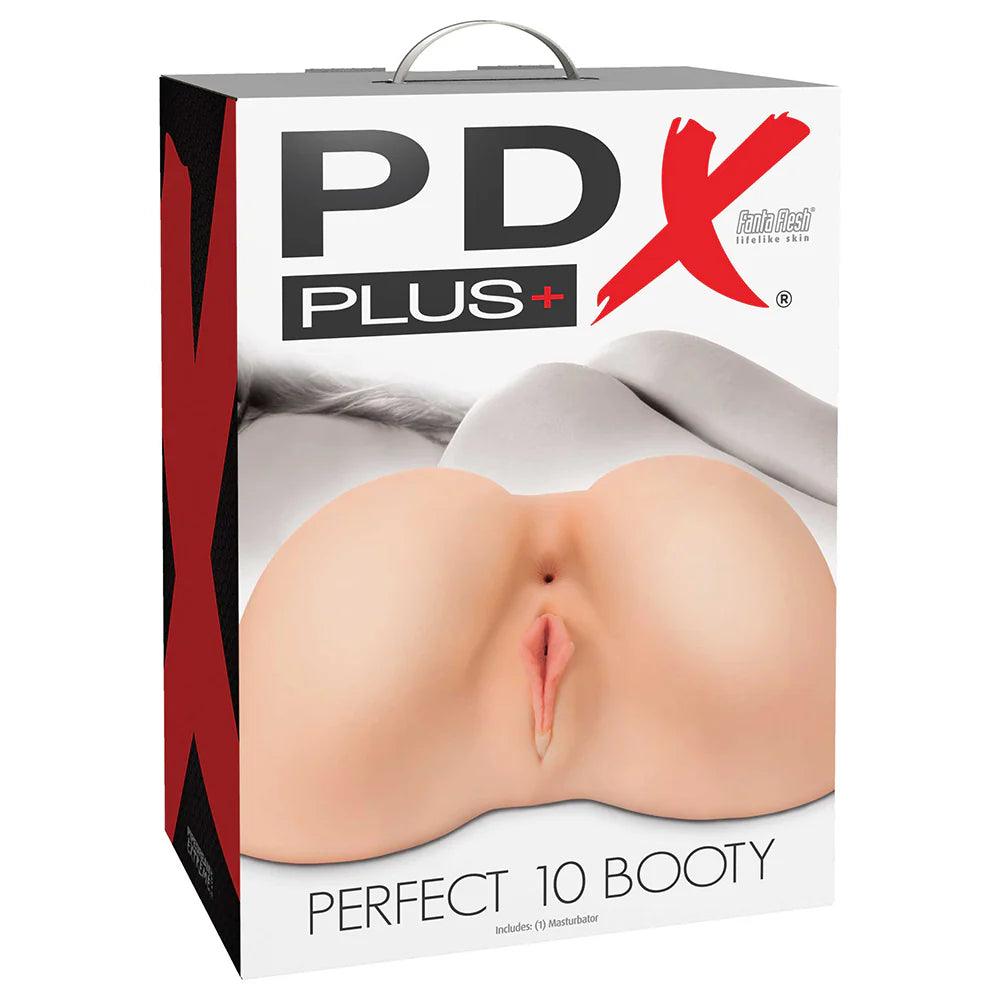 PDX Plus Perfect 10 Booty Dual Entry Masturbator - Buy At Luxury Toy X - Free 3-Day Shipping