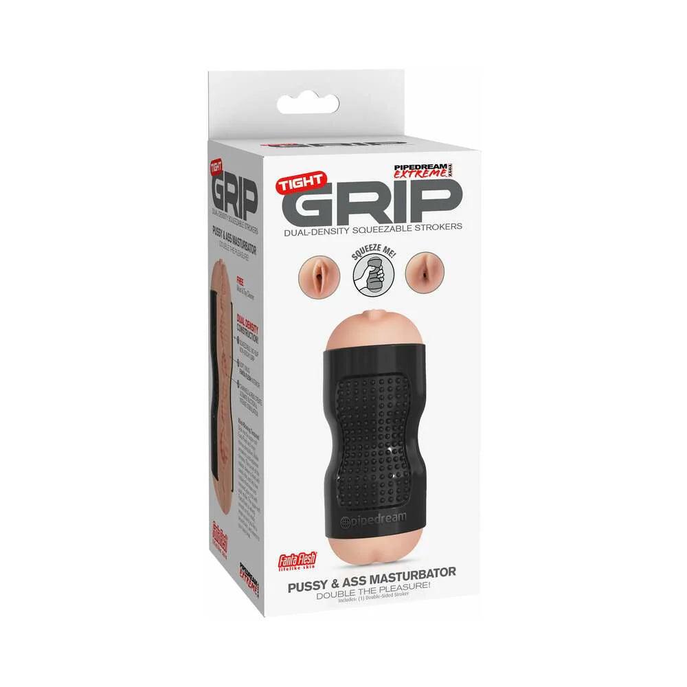 PDX Tight Grip Pussy & Ass Dual Density Squeezable Masturbator - Buy At Luxury Toy X - Free 3-Day Shipping