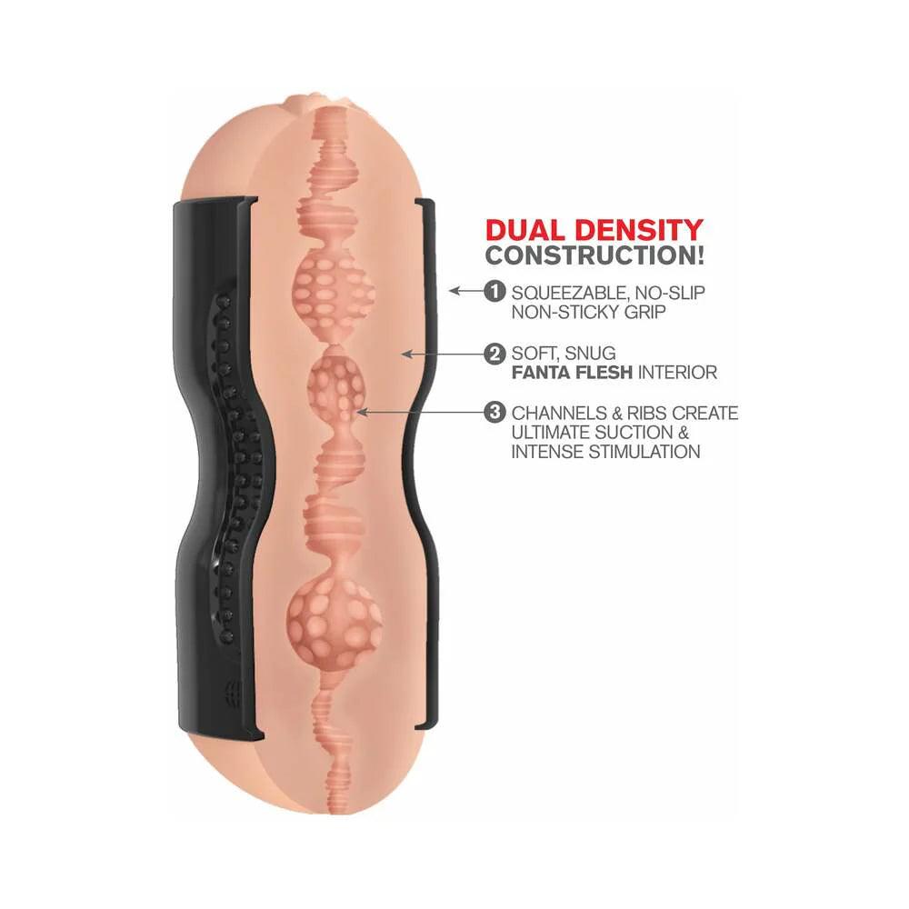 PDX Tight Grip Pussy & Ass Dual Density Squeezable Masturbator - Buy At Luxury Toy X - Free 3-Day Shipping