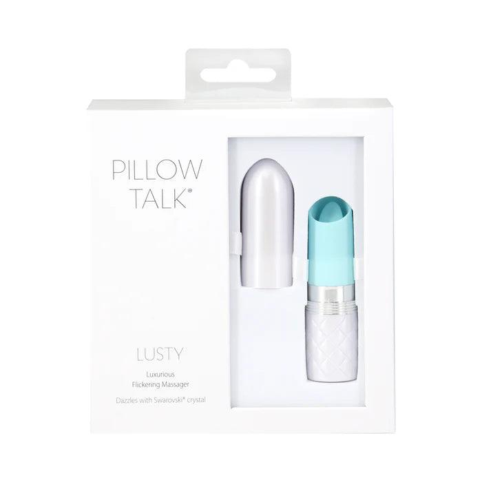 Pillow Talk Lusty Silicone Flickering Lipstick Vibrator with Swarovski - Buy At Luxury Toy X - Free 3-Day Shipping