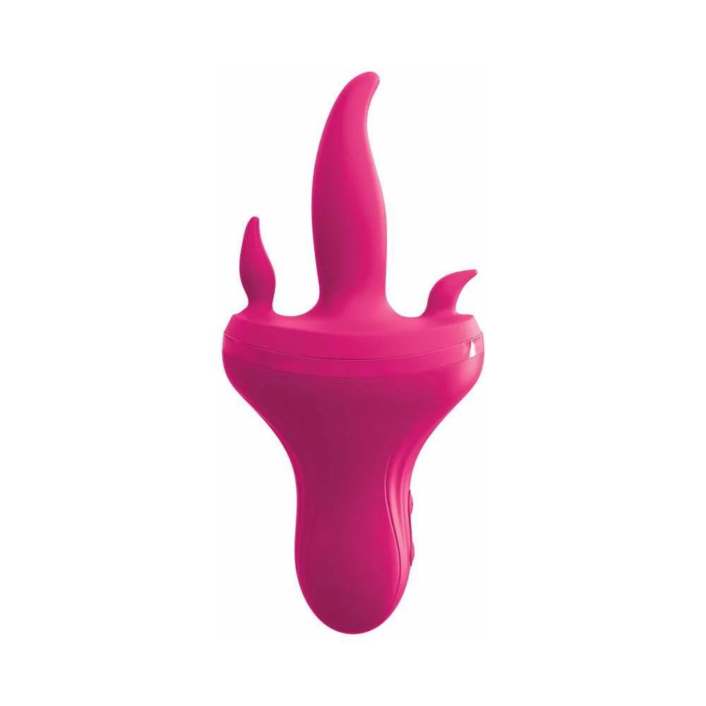 Pipedream 3Some Holey Trinity Triple Tongue Vibrator Rechargeable Silicone - Buy At Luxury Toy X - Free 3-Day Shipping