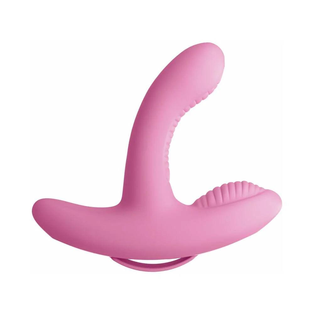 Pipedream 3Some Rock n' Grind Dual Stimulation Silicone Vibrator - Buy At Luxury Toy X - Free 3-Day Shipping