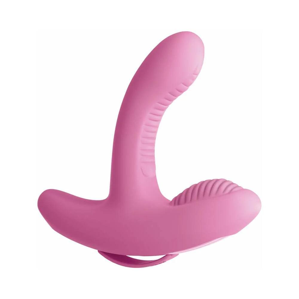 Pipedream 3Some Rock n' Grind Dual Stimulation Silicone Vibrator - Buy At Luxury Toy X - Free 3-Day Shipping