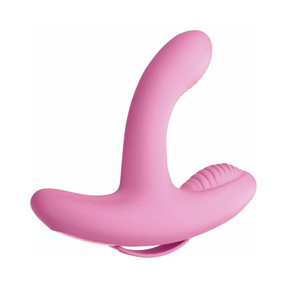 Pipedream 3Some Rock n' Grind Dual Stimulation Silicone Vibrator - Buy At Luxury Toy X - Free 3-Day Shipping