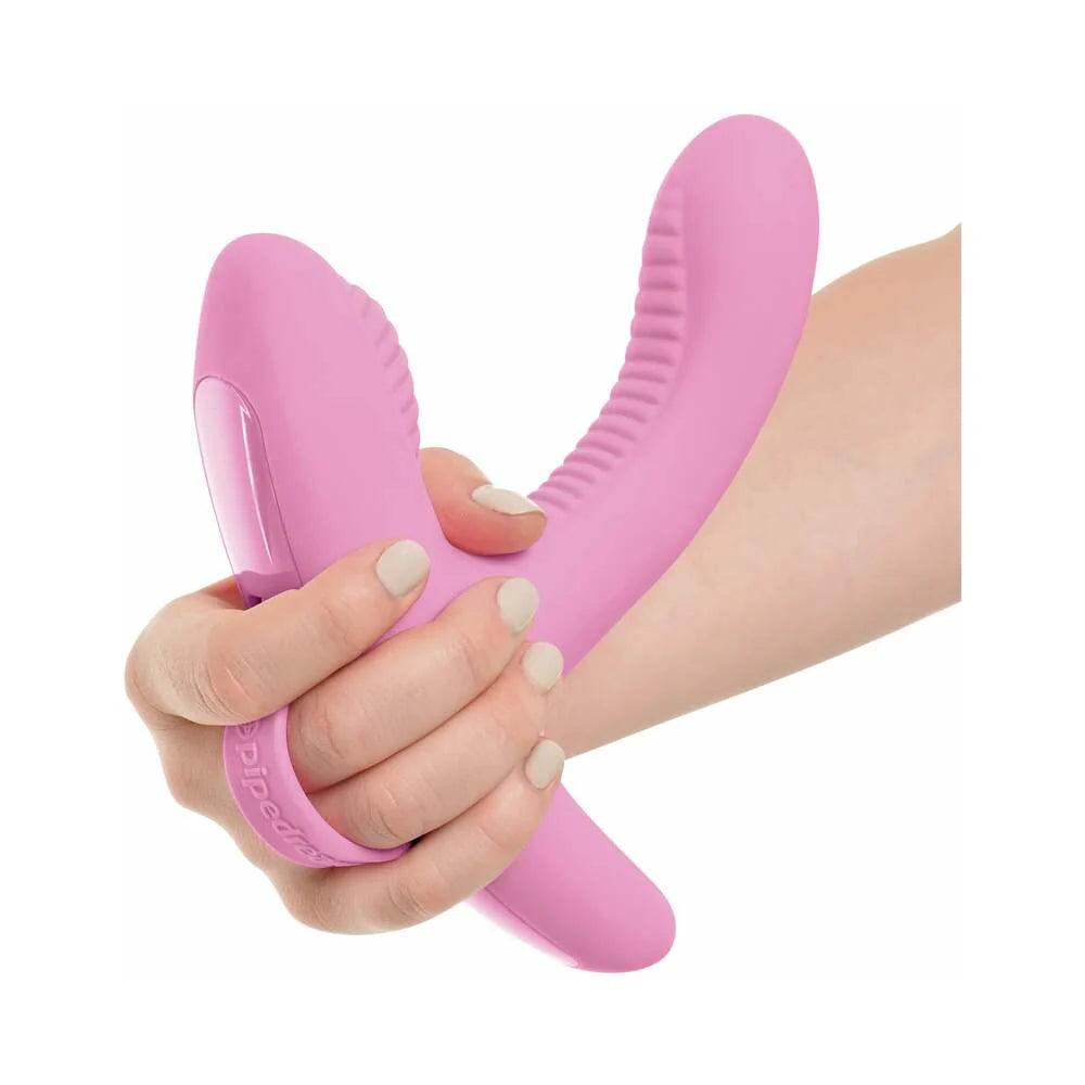 Pipedream 3Some Rock n' Grind Dual Stimulation Silicone Vibrator - Buy At Luxury Toy X - Free 3-Day Shipping