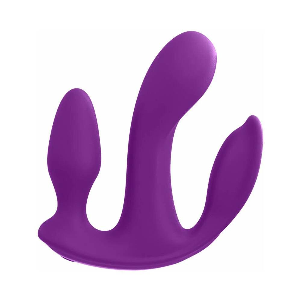 Pipedream 3Some Total Ecstasy Triple Stimulation Silicone Vibrator - Buy At Luxury Toy X - Free 3-Day Shipping