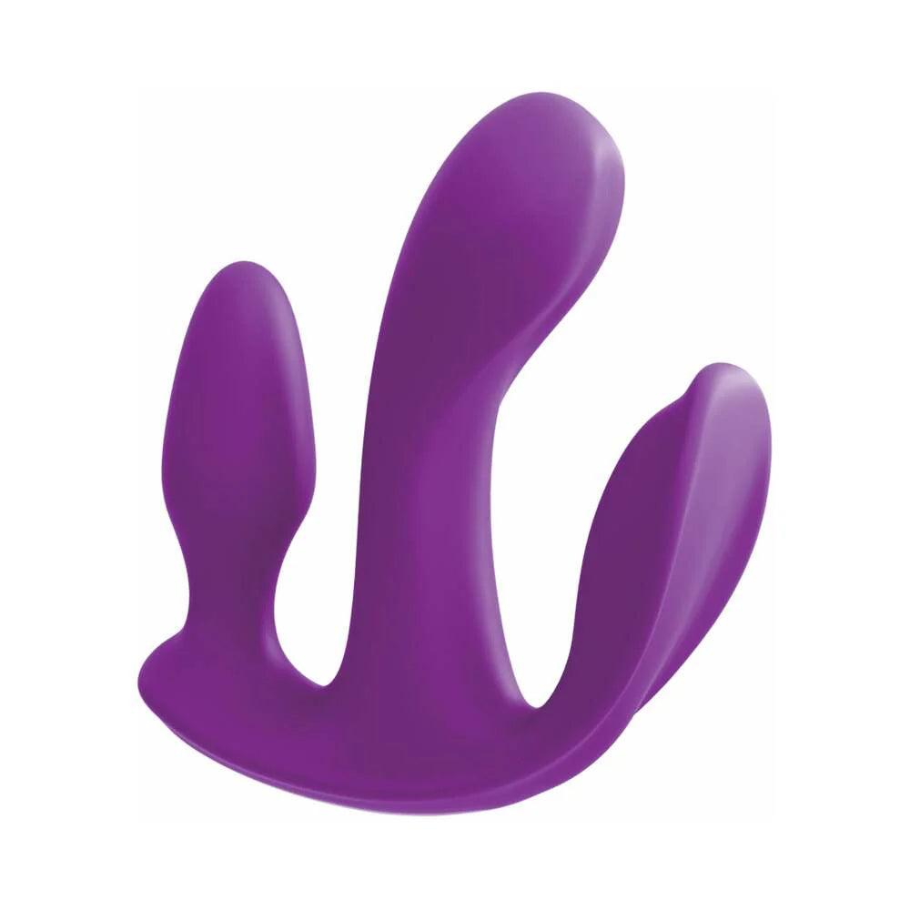 Pipedream 3Some Total Ecstasy Triple Stimulation Silicone Vibrator - Buy At Luxury Toy X - Free 3-Day Shipping