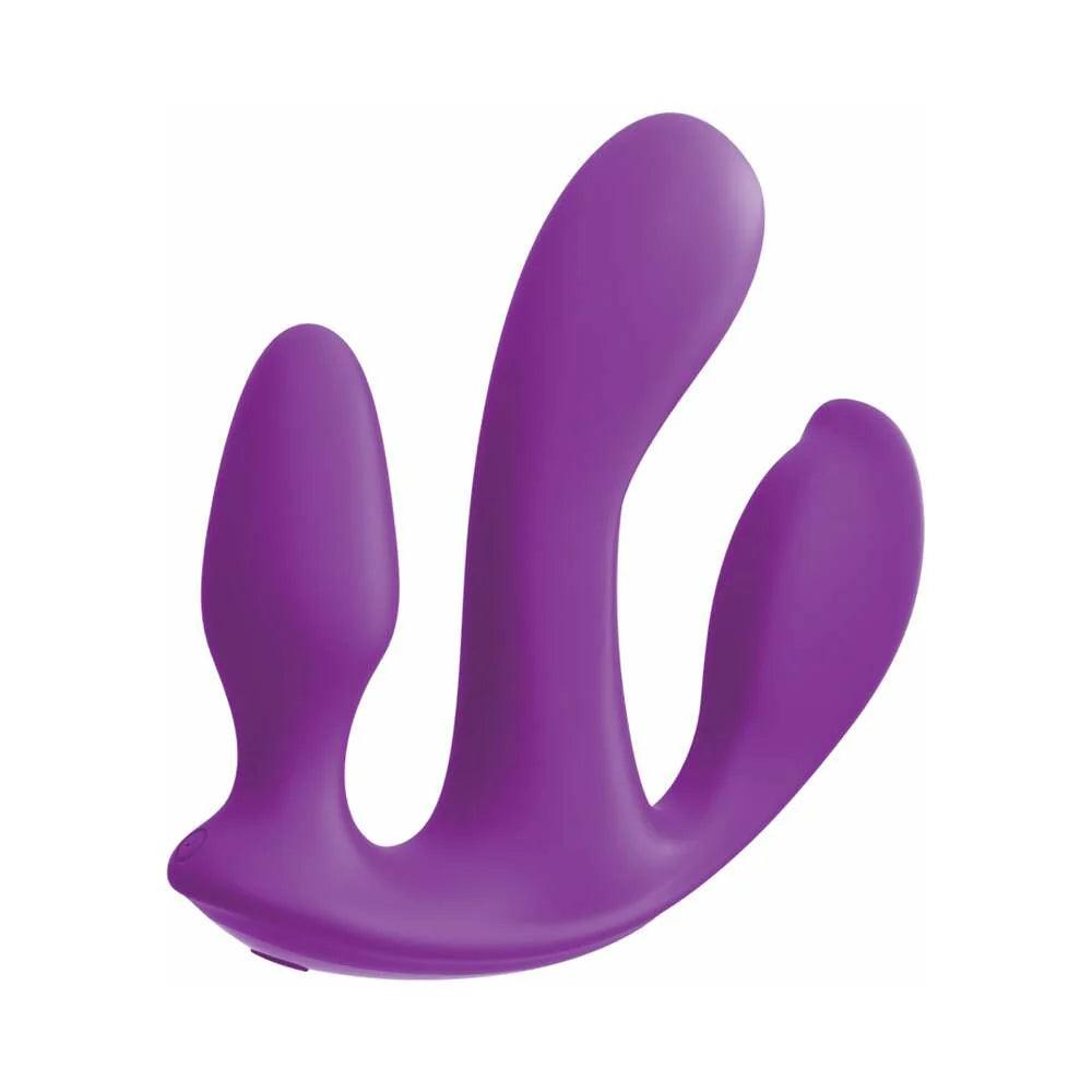 Pipedream 3Some Total Ecstasy Triple Stimulation Silicone Vibrator - Buy At Luxury Toy X - Free 3-Day Shipping